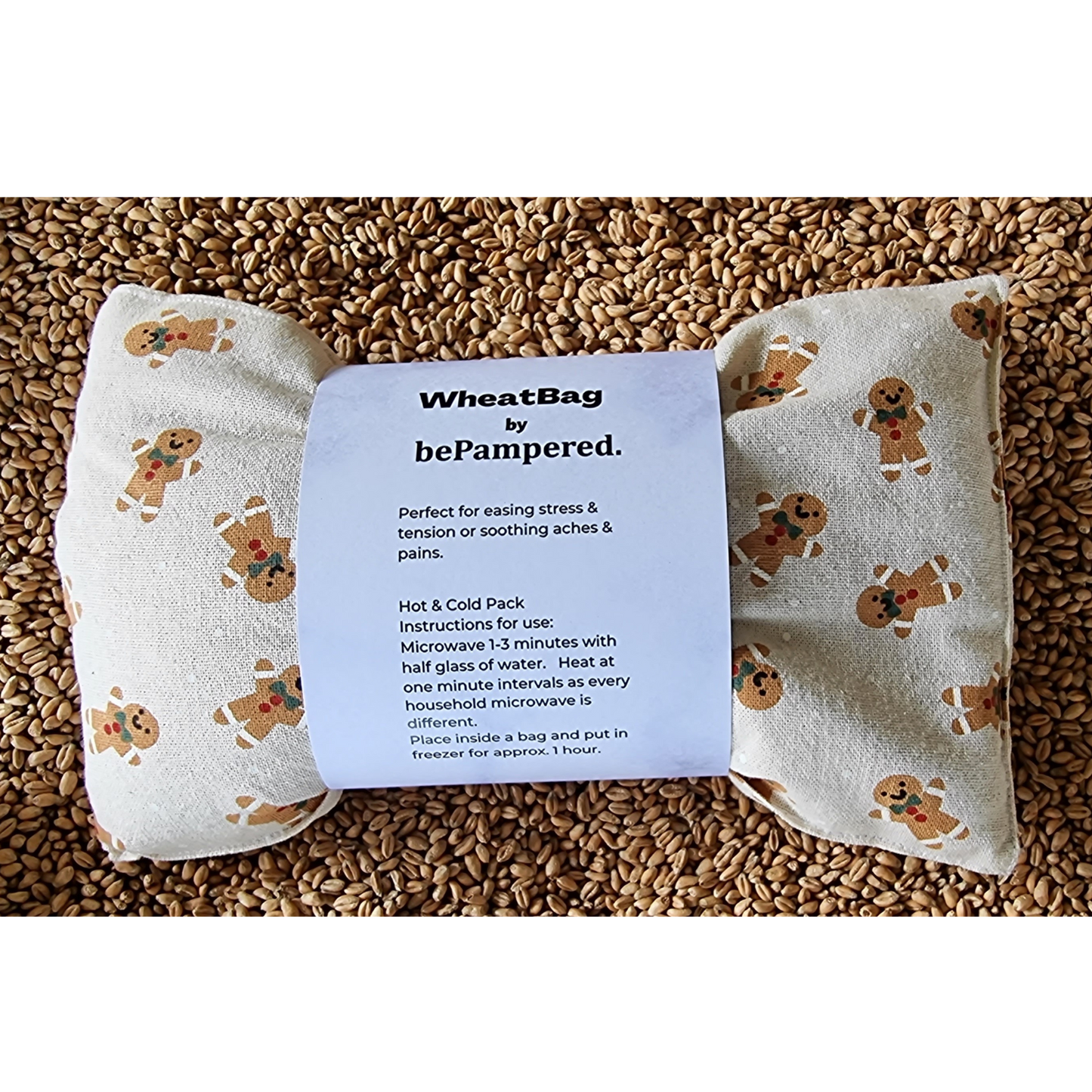 X-Large Wheat Bag - GingerBread Man