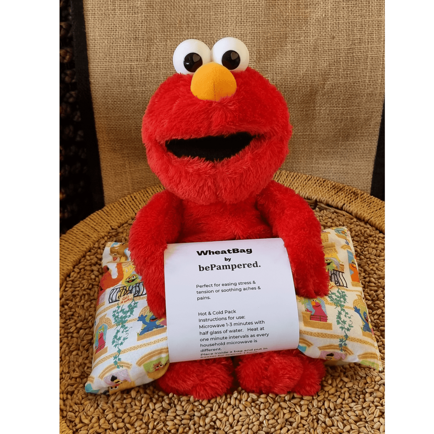 X-Large Wheat Bag - Sesame Street