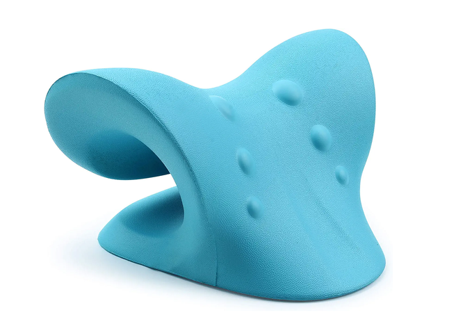 Neck and Shoulder Relaxer, Cervical Traction Device with Heating Pad