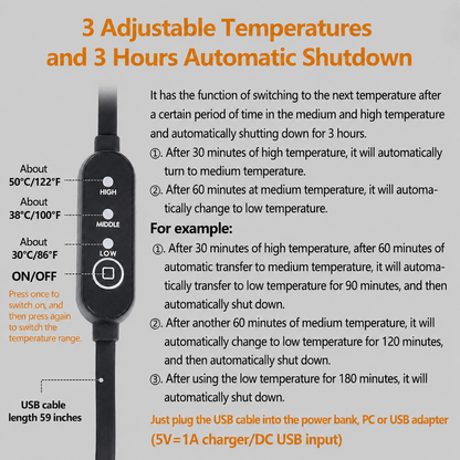 Neck and Shoulder Relaxer, Cervical Traction Device with Heating Pad